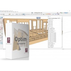 Extension Sketchup  | Optimisation  pour ossature bois