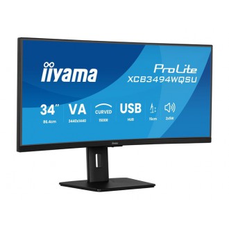 iiyama ProLite XCB3494WQSU-B1 - écran LED - incurvé - 34" - HDR
